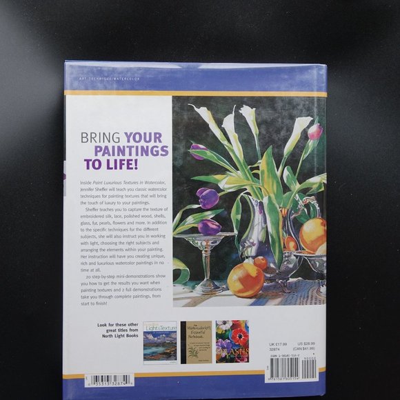 Artists Book, Paint Luxurious Textures in Watercolor by Jennifer Sheffer, How to - Picture 6 of 6